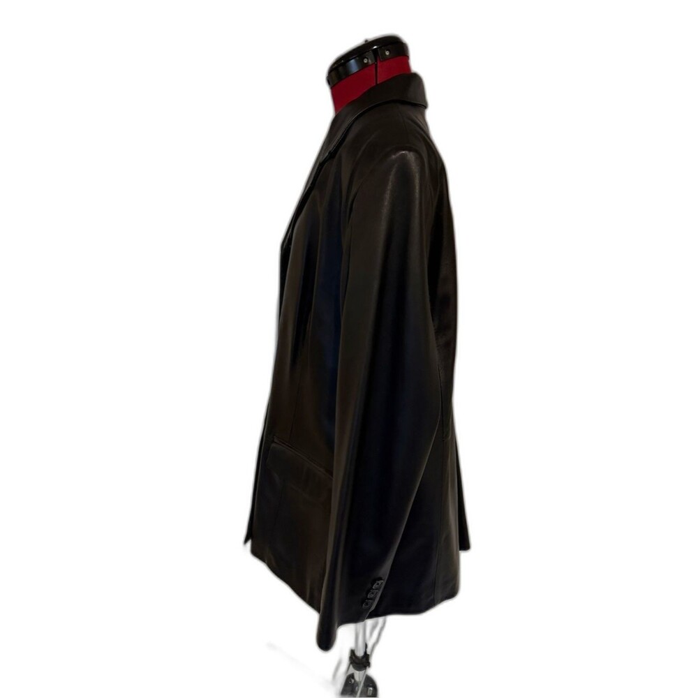 Preston & York Leather Blazer/Jacket Women's Size XL Black 100% Lambskin - Picture 6 of 13
